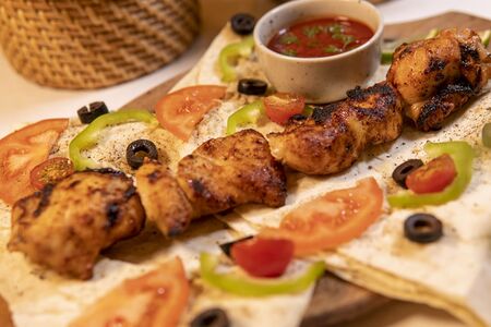 Шашлык из курицы 