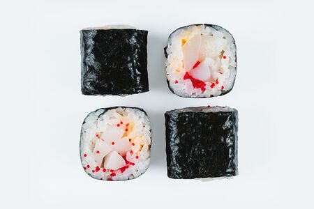 Мини-ролл с морским гребешком