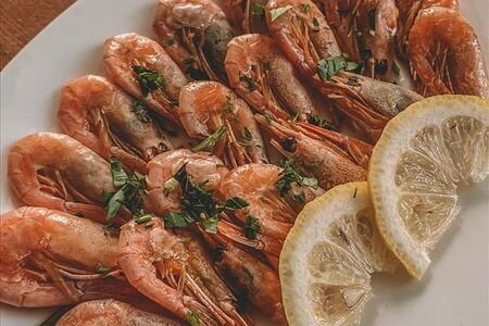 Креветки жареные