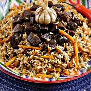 Плов чайханский с бараниной