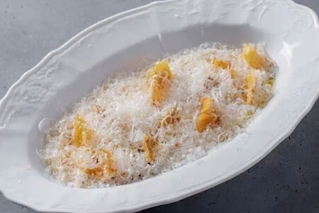 Крем из артишоков и баклажанов с пармезаном