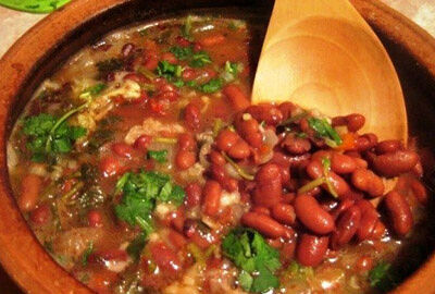 Лобио с орехом