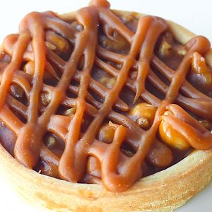 Тарталетка карамельно-ореховая