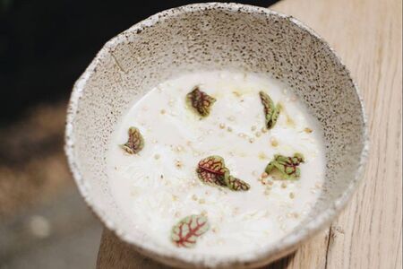 Суп из цветной капусты и белого шоколада