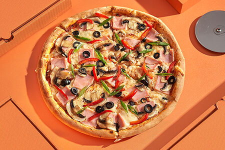 Пицца Ветчина-грибы