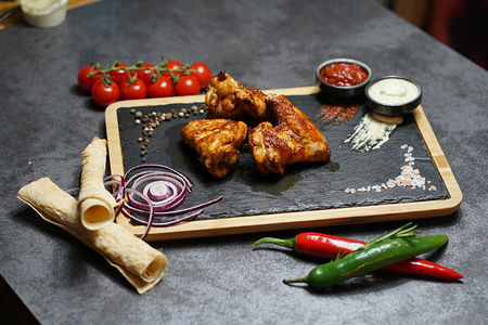 Шашлык из куриных крыльев