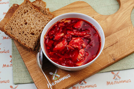 Борщ с курицей