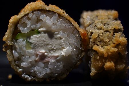 Темпура с курицей и огурцом