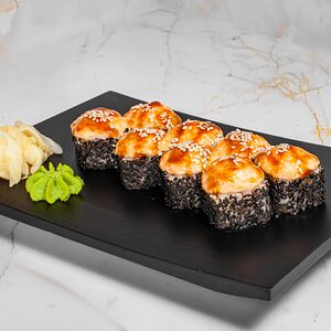 Запечённый ролл с копчёным угрём