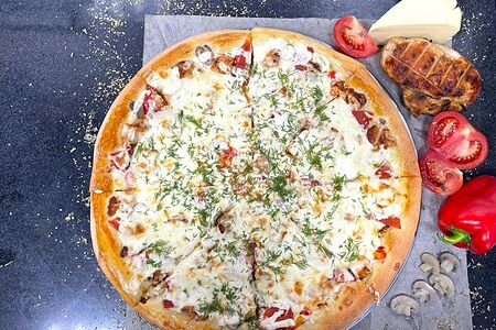 Майами с курицей и грибами