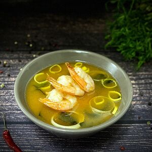 Мисо-суп с креветкой