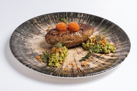 Зраза из лосятины с лесными грибами