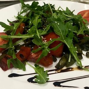 Салат тёплый Пражский с говядиной