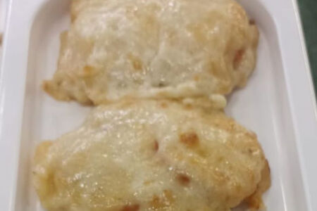 Филе окорочка под шапкой