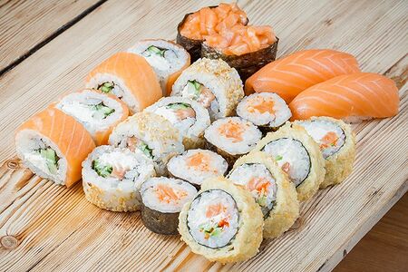 Сет Лосось и сыр