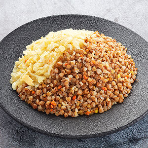 Гречка с капустой и яйцом