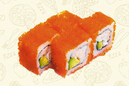 Ролл Калифорния с креветкой