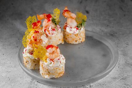 Yuzu Ролл с креветкой