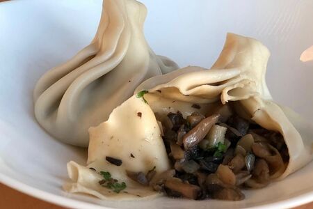 Хинкали с грибами