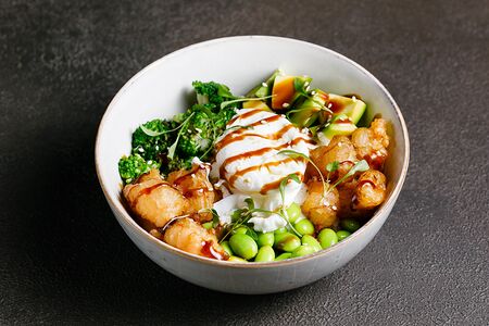 Поке с креветками