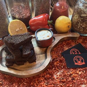 Гренки в копченой паприке