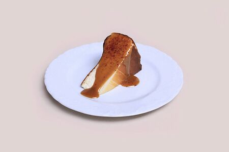 Чизкейк с соленой мисо - карамелью