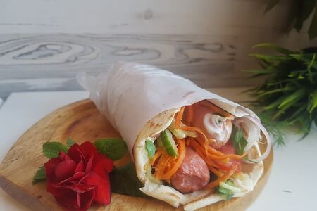 Хот-дог двойной в пите