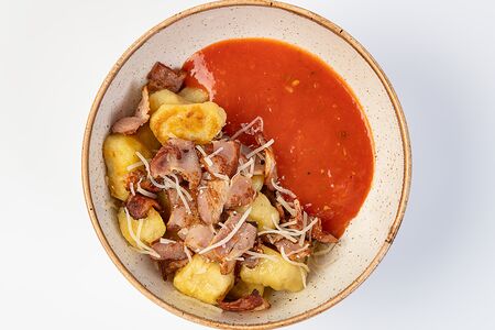 Ньокки с грудинкой