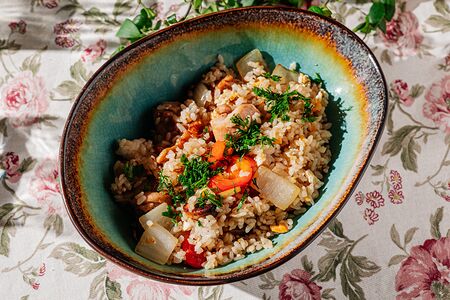 Тепаньяки с цыпленком