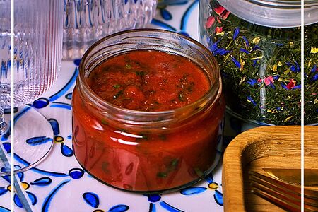 Соус томатный с базиликом