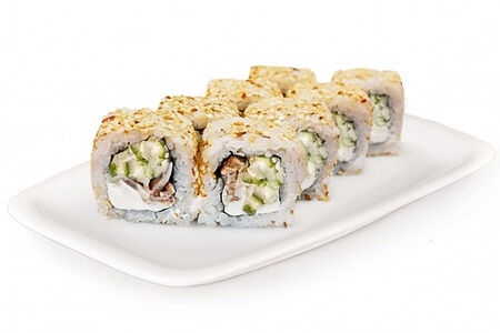 Калифорния с угрем в кунжуте