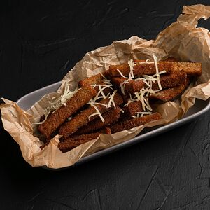 Гренки с сыром