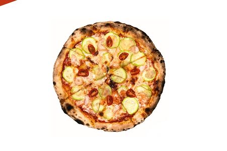 Пицца с креветками