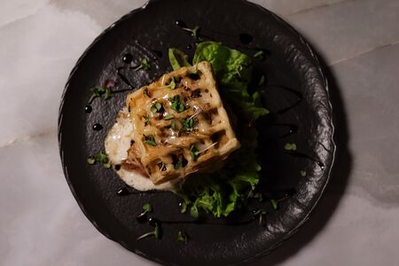 Вафельный Бургер с говядиной