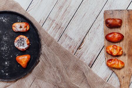 Ржаной пирог с грибами