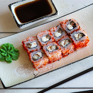 Холодный ролл Сливочный угорь