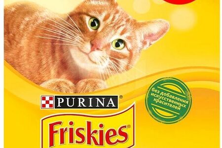Friskies Корм для кошек сухой Мясо/курица/овощи