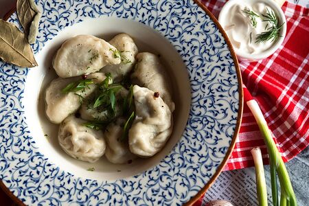 Вареники с капустой