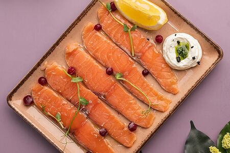 Лосось слабой соли