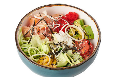 Поке с лососем