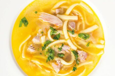 Лапша с курицей