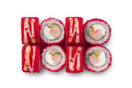 Ролл Калифорния с креветкой