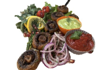 Грибы на углях