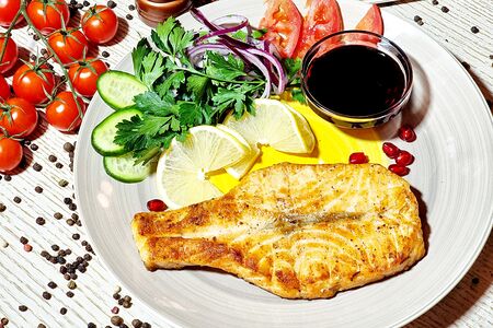 Шашлык из семги