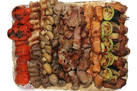 Шашлычный набор на подносе №6