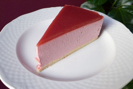 Чизкейк земляника-лаванда