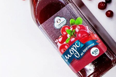 Морс из брусники