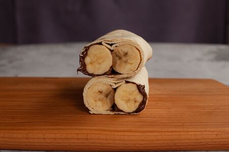 Банан с нутеллой