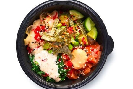 Поке с лососем