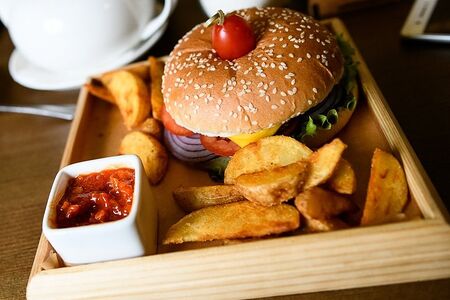 Бургер с курицей